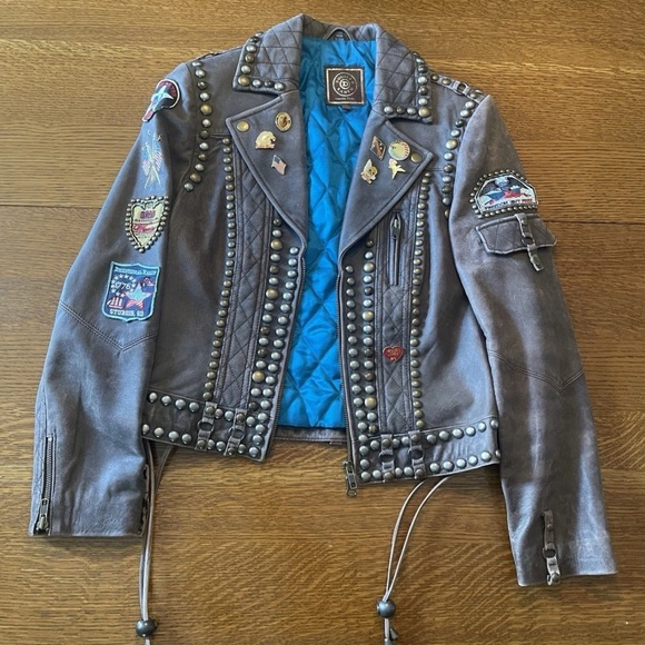 Double D Ranch heritage collection
Land of the free biker motorcycle jacket NWOT - Picture 4 of 12